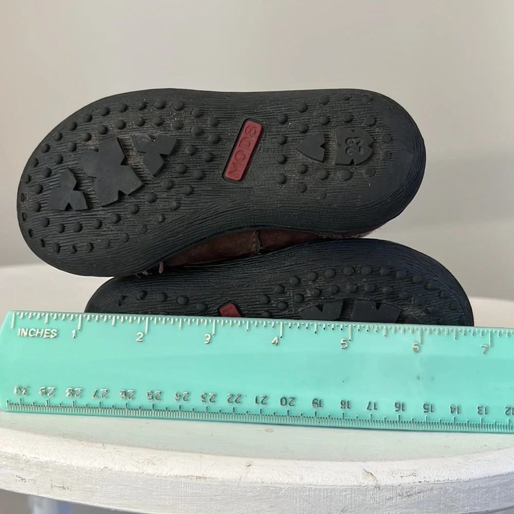 MOD 8 Leather Brown Boots Size 5.5/ 6 Toddler Girl - Picture 9 of 11